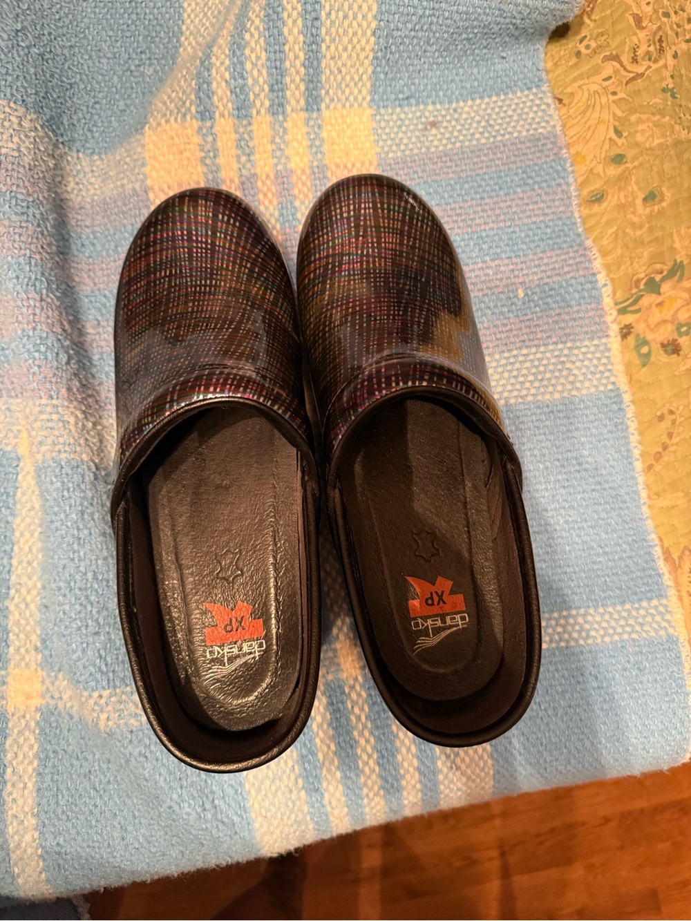 Dansko Women’s Iridescent Plaid Clog